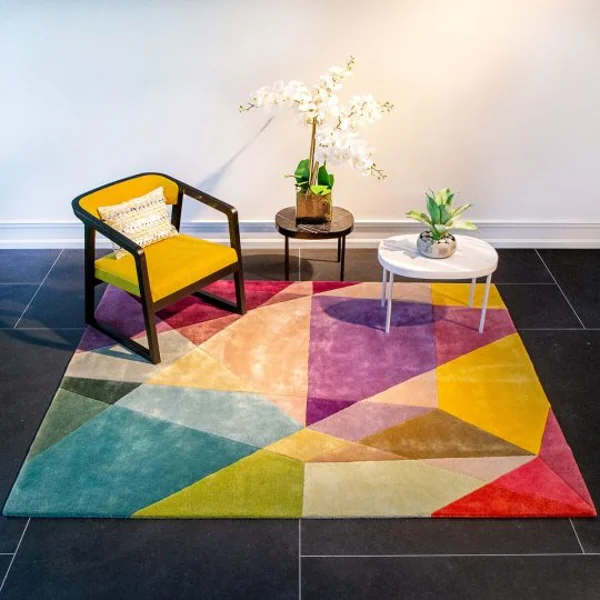 Geometric Pattern Custom Rug