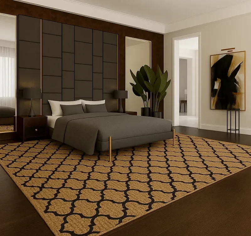 jute carpet perfect for Bedrooms