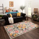 Elegant living room floor rug in Dubai