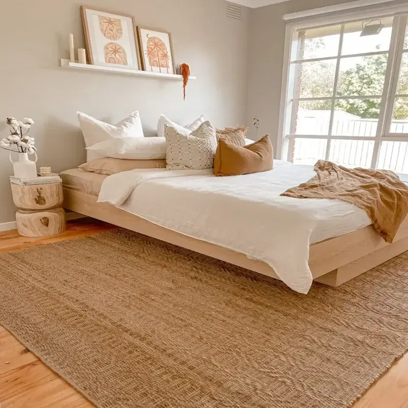 Premium jute carpet for elegant interiors