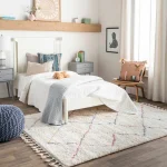 Soft bedroom rugs Dubai modern designs