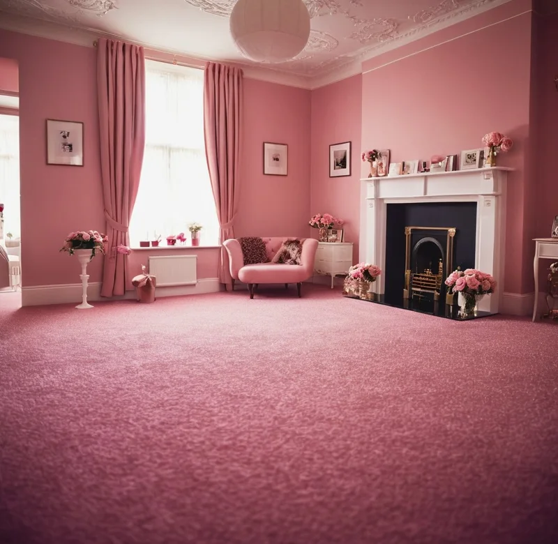Soft wall to wall carpet flooring