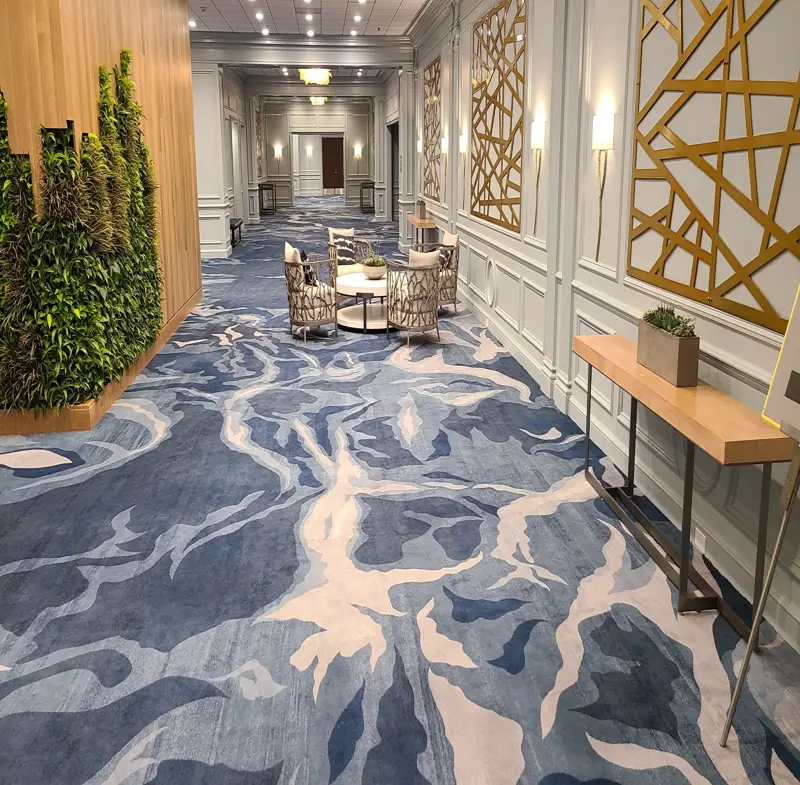 Elegant Axminster carpet for commercial spaces