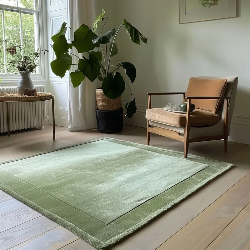 Soft custom rug for cozy interiors