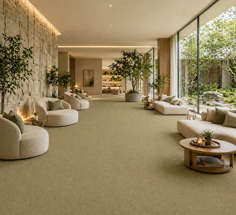Comfortable wall to wall carpet Dubai interiors