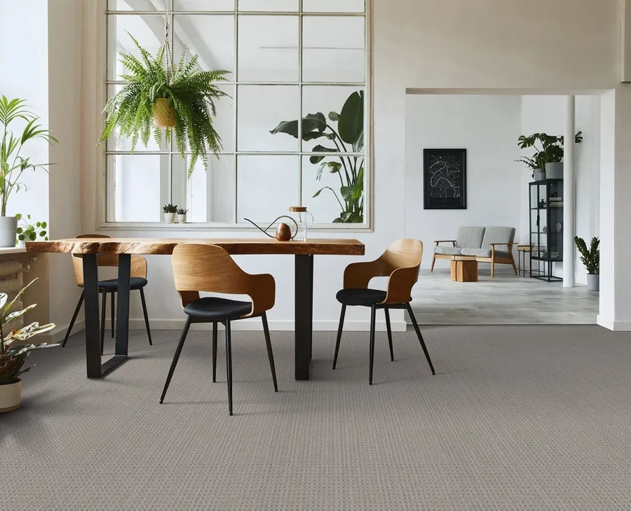 Elegant wall to wall carpet for dining Area